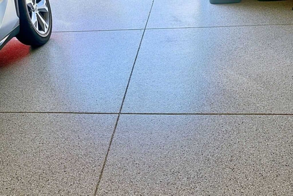 Nedlands Garage with epoxy flake flooring done by Perth Epoxy Group