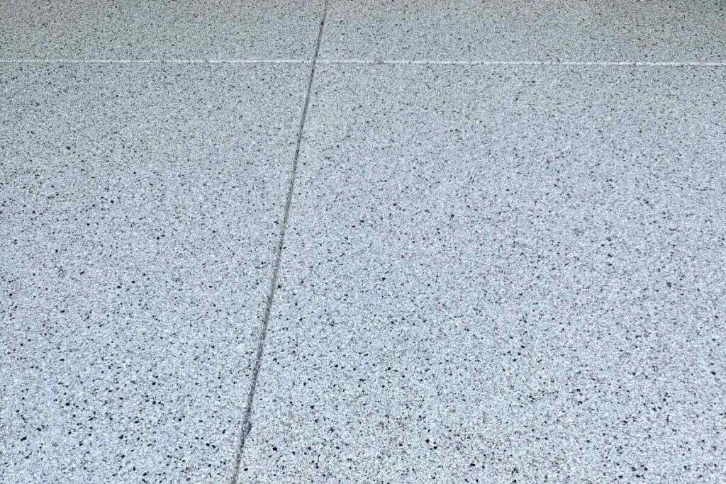 close up view of Epoxy Flake Flooring installed by Perth Epoxy Group
